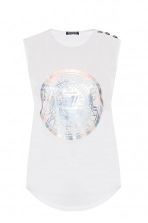 Top z nadrukowanym logo, zdjęcie 1 Top z nadrukowanym logo od Balmain